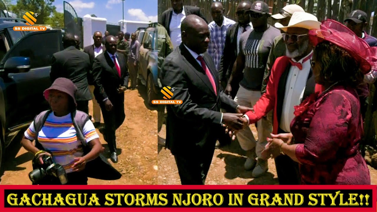 Crowds go wild as DCP boss Rigathi Gachagua makes spectacular entry in Njoro, Nakuru