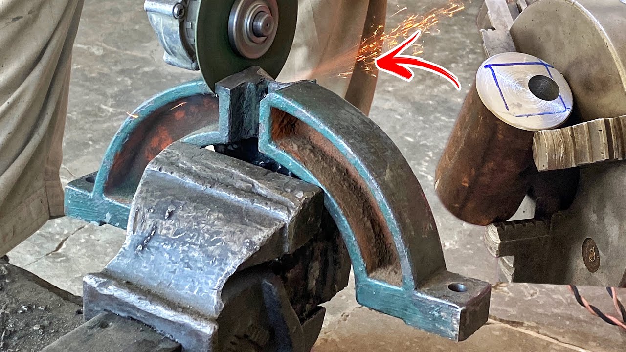 Master Level Challenge – A Mission to Make The Impossible Possible Repaired a Broken Lathe Steady 