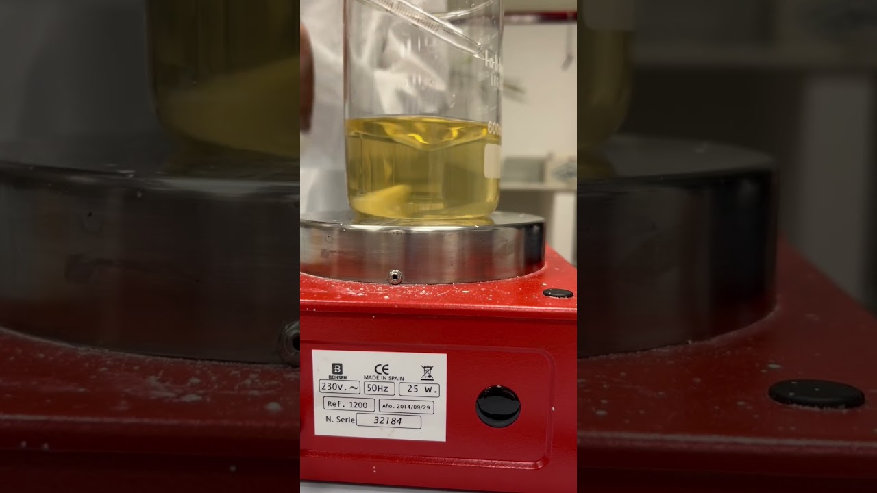 Oxidation of iodide ion in basic medium with the reduction of manganese ion. Winkler method