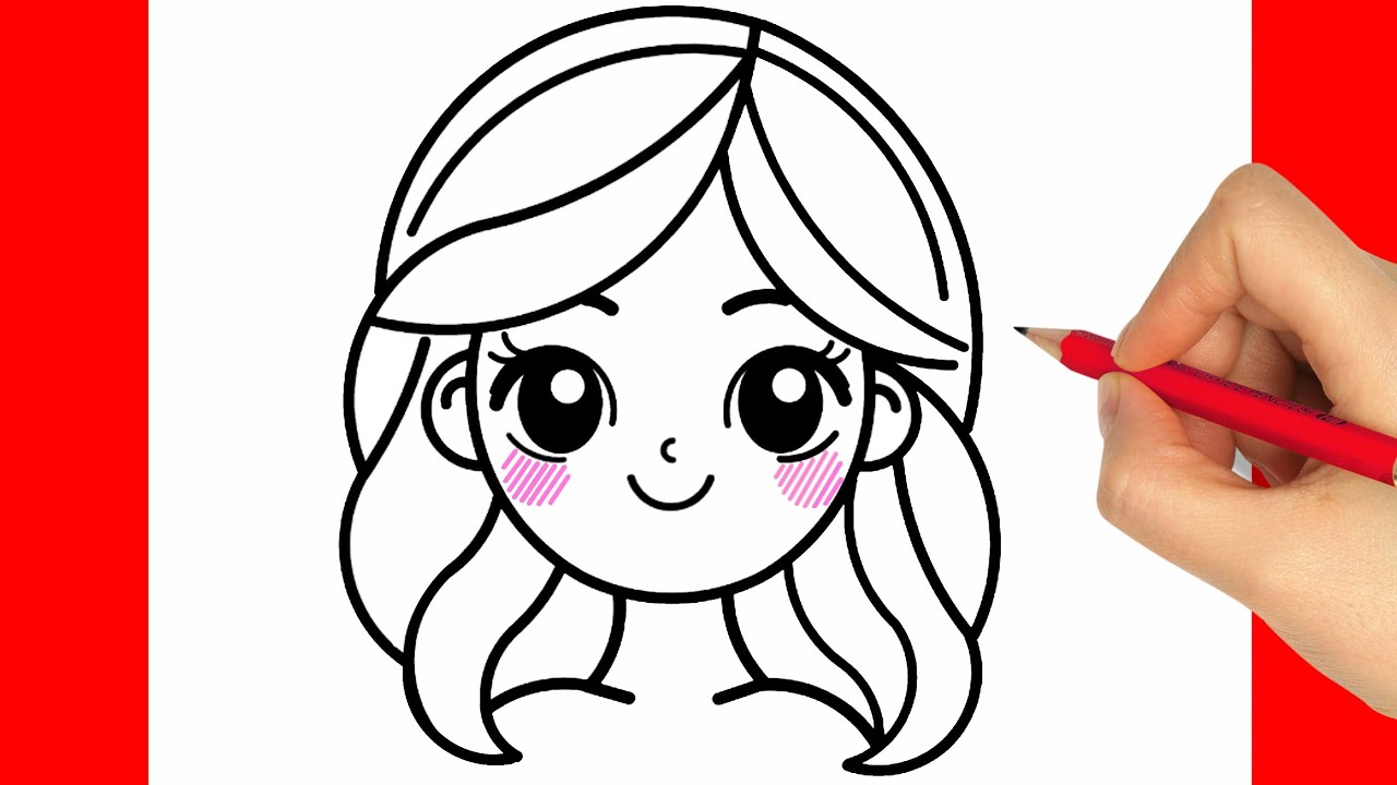WIE MAN EIN MÄDCHEN ZEICHNET - Ein Kawaii Mädel Zeichnen