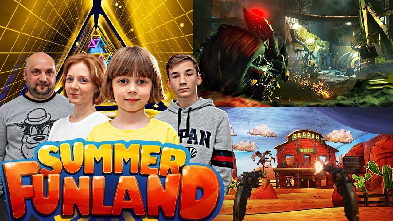 ВЕРНУЛИСЬ ВСЕЙ СЕМЬЕЙ в ПАРК АТРАКЦИОНОВ SUMMER FUNLAND ЧАСТЬ #2 ЖЕНЯ ЛЮБИТ