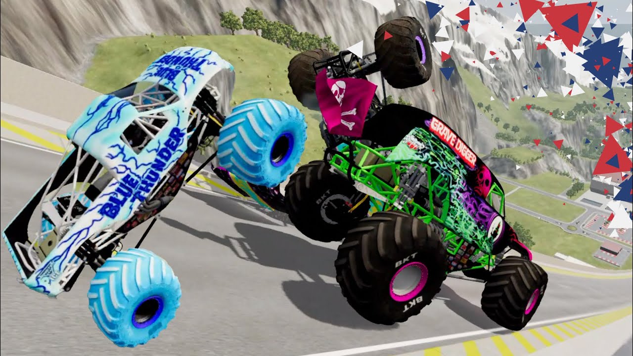 Monster Jam | Monster Trucks | High Speed Monster Jam Crashes, Freestyle, & Racing #63