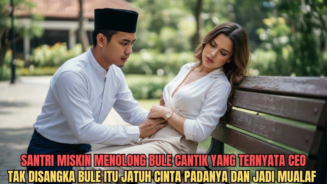Santri Miskin Menolong Bule Cantik Yang Ternyata CEO, Bule Itu Jatuh Cinta Padanya Dan Jadi Mualaf