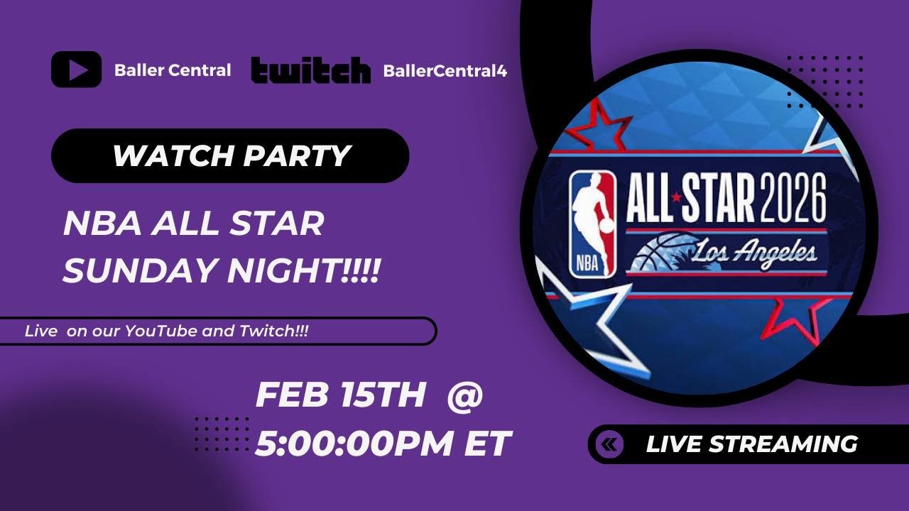 NBA All Star Saturday Night Watch Party!!!