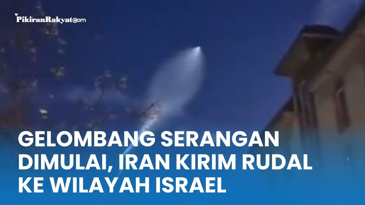 Gelombang Serangan Dimulai, Iran Kirim Rudal ke Wilayah Israel