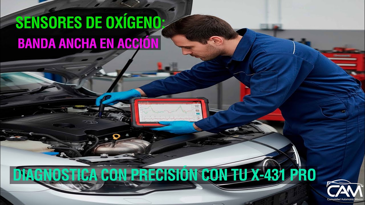 Comprobación a los Sensores de Oxígeno de Banda Ancha con X-431 Pro