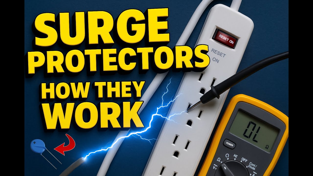 HOW Surge Protectors Work & Installing A Whole House Surge Protector!