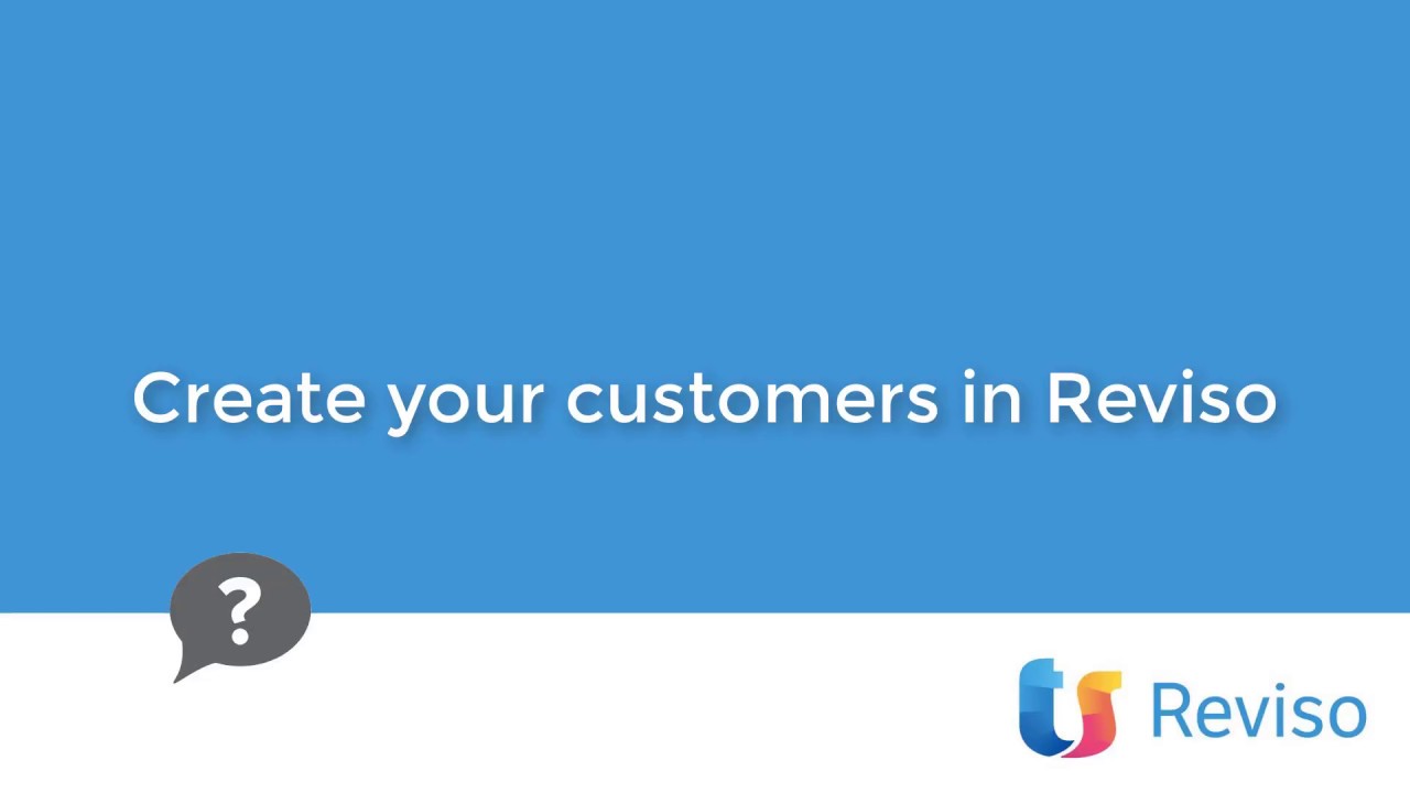 Create a customer in Reviso