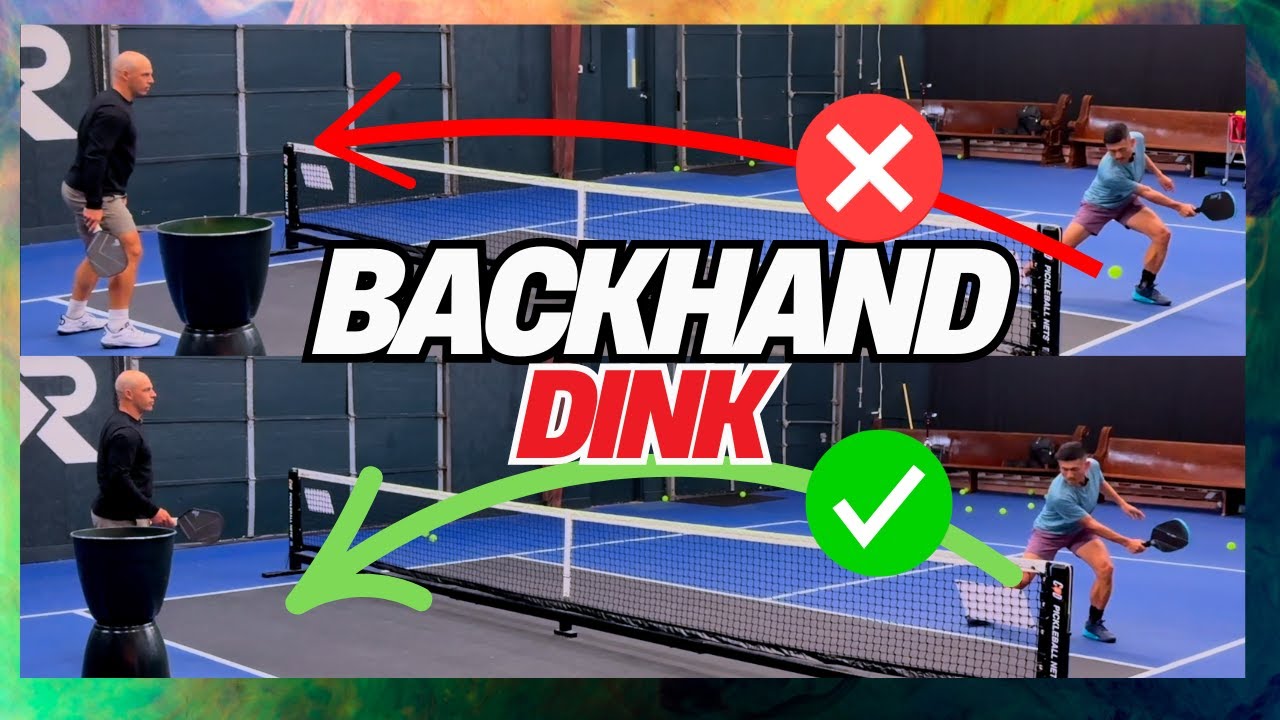 How I fixed my backhand dinks with 4 pro tips - you won't regret watching it