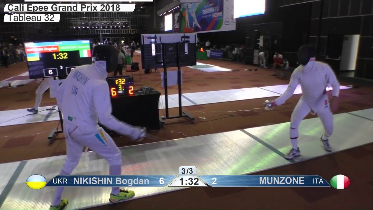 FE 2018 113 T32 16 M E Individual Cali COL GP 8 MUNZONE ITA vs NIKISHIN UKR