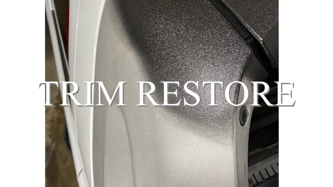 Restoring Faded Black Trim on a Chevy Avalanche