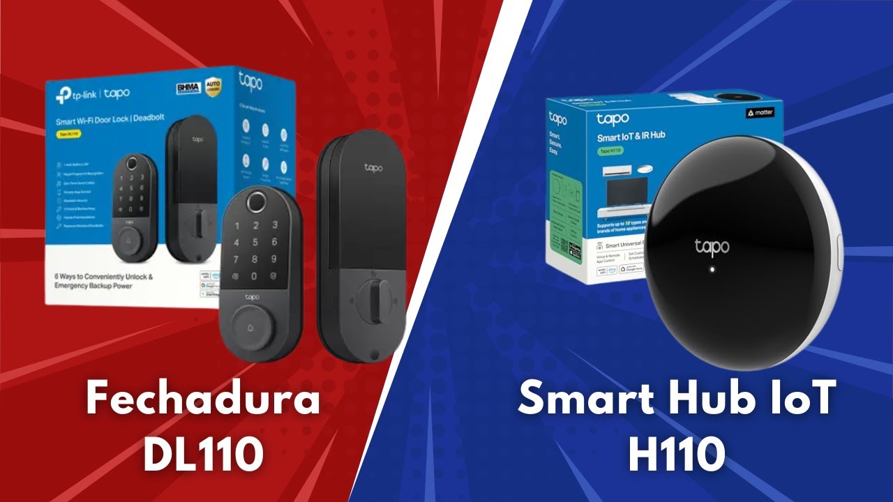 2️⃣ A FECHADURA SMART QUE ALEXA ABRE! TAPO DL110 + HUB H110 REVIEW COMPLETO