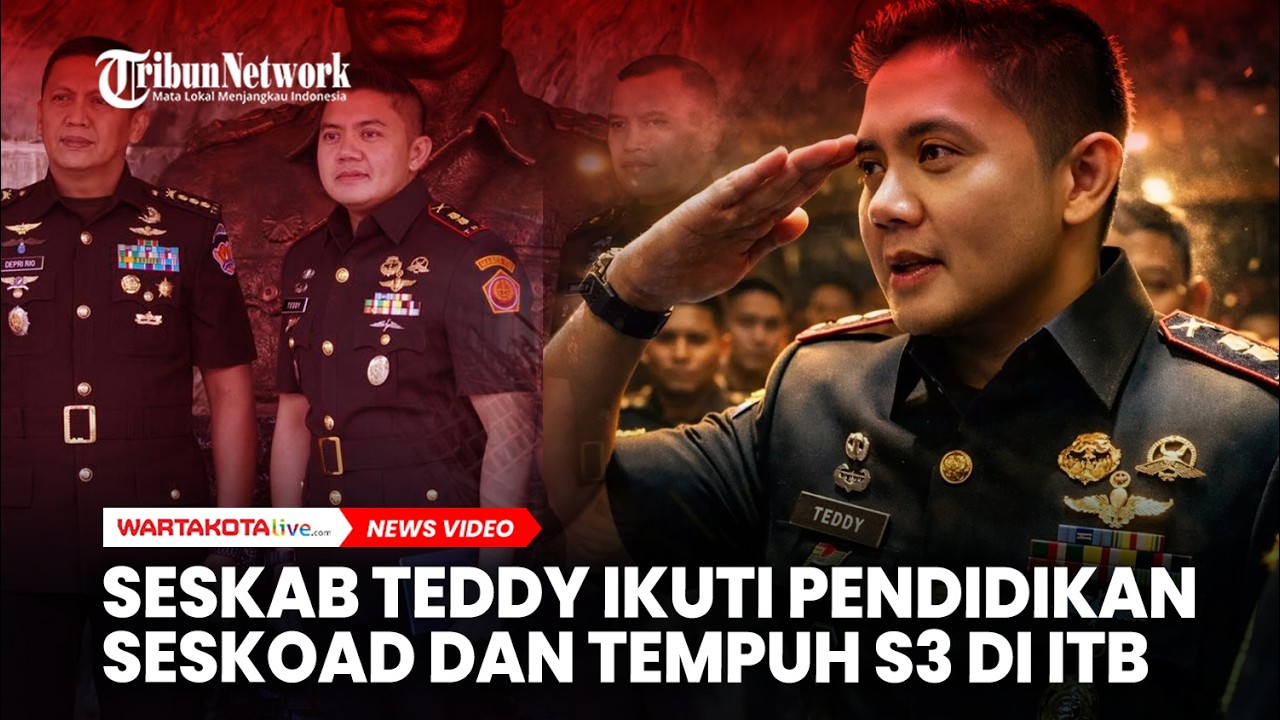 Wow! Seskab Teddy Indra Wijaya Ikuti Pendidikan Seskoad, Sambil Tempuh S3 di ITB