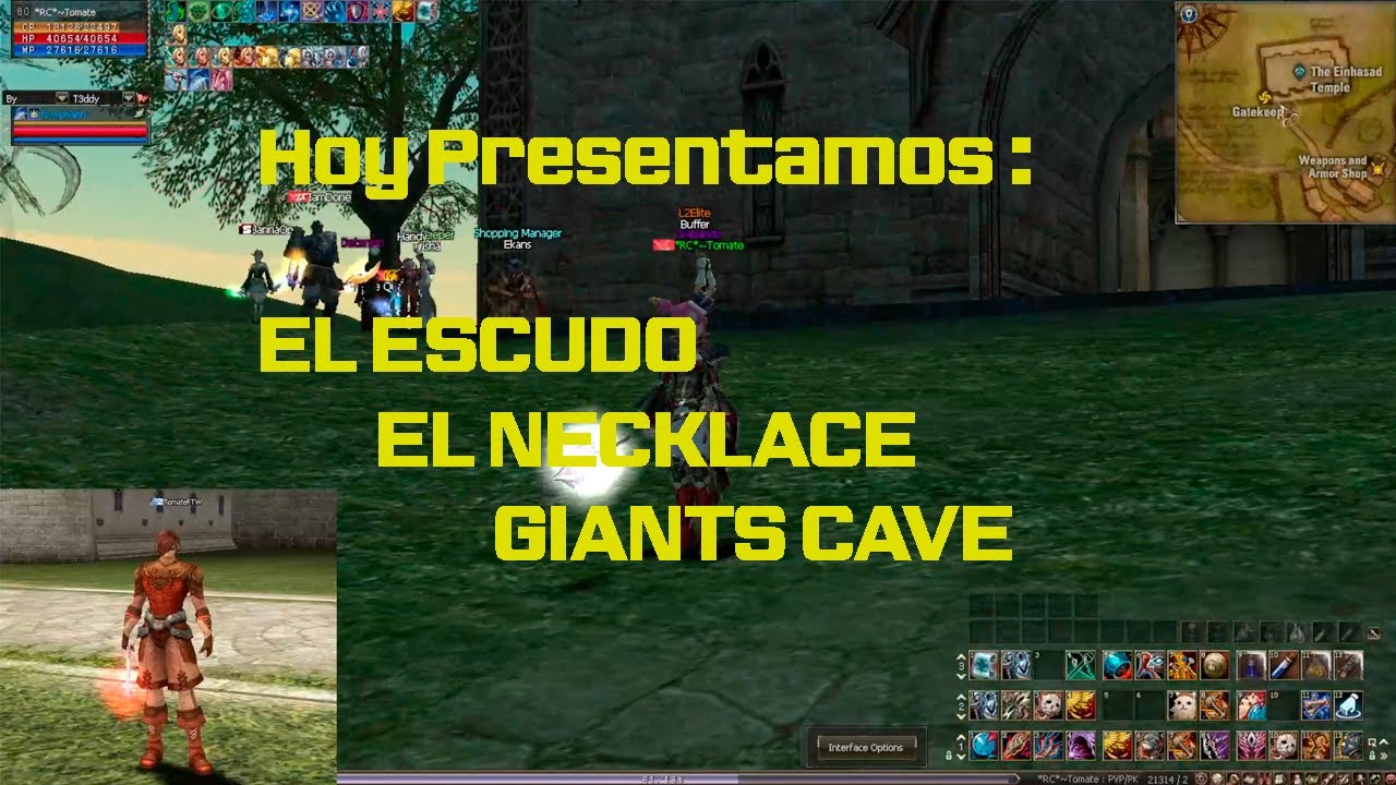 L2 Elite - Escudo nuevo, Joya Giant y Giants Cave