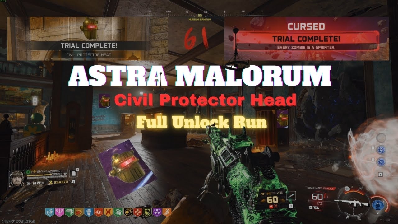 Astra Malorum CIVIL PROTECTOR HEAD RELIC Full Unlock Gameplay