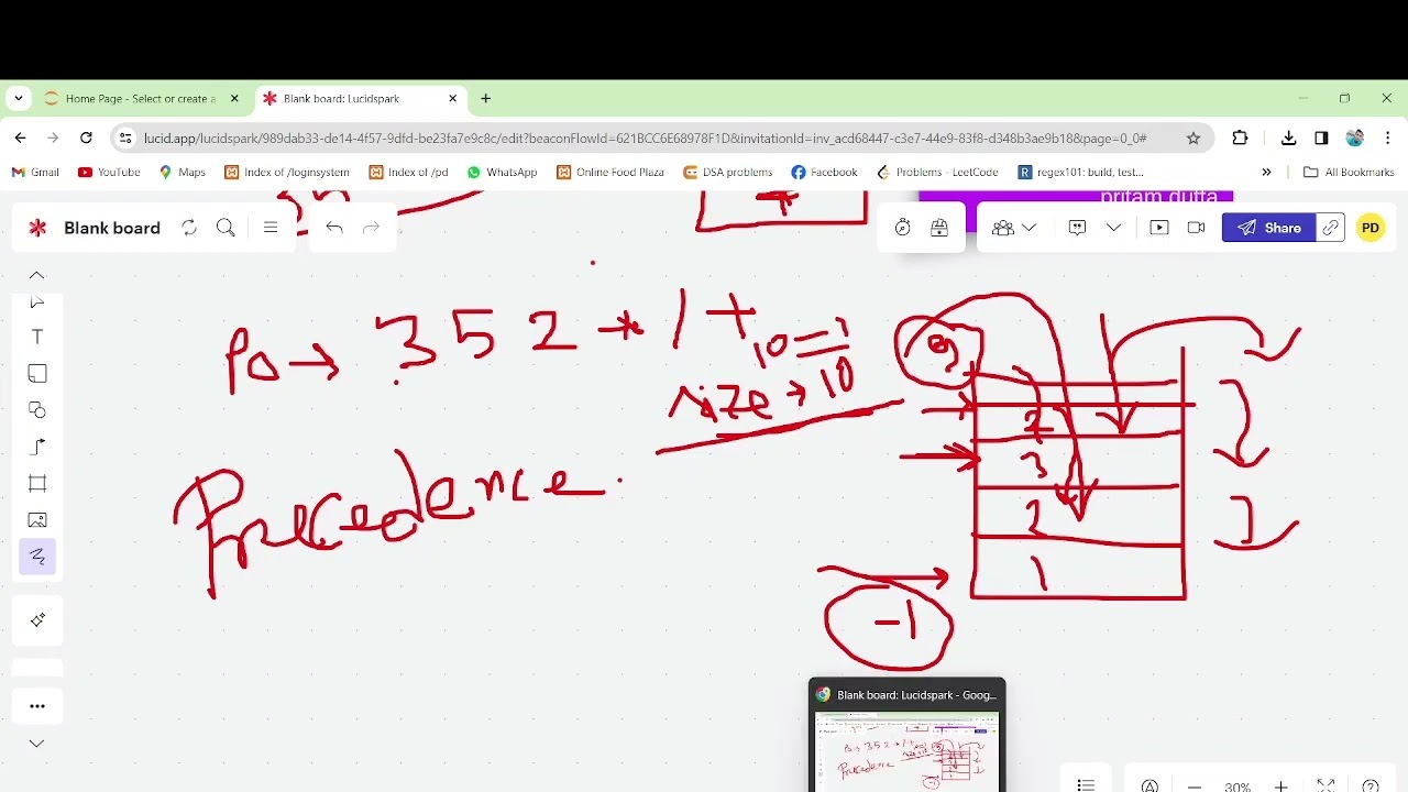 Infix to Postfix conversation  in C easy to understand code