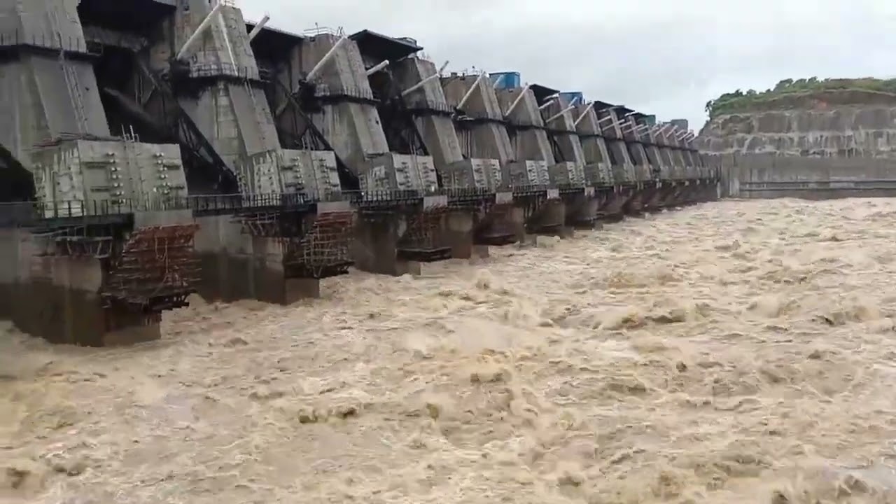 Polavaram Dam Project Spillway Floods water