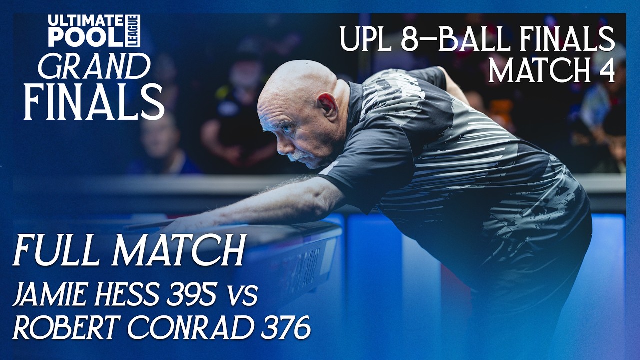 Jamie Hess 395 vs Robert Conrad 376 | Final | UPL 8 Ball