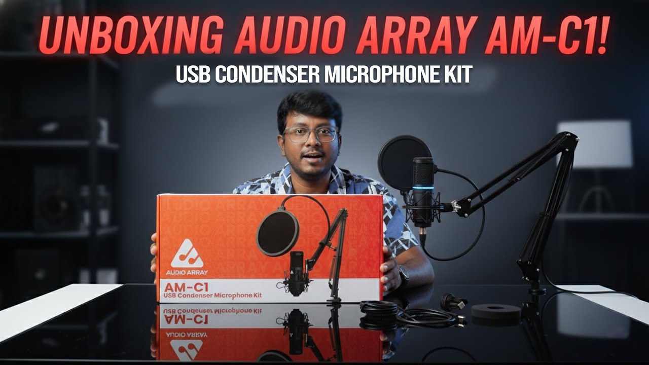 Audio Array AM-C1 UNBOXING: The BEST Budget USB Mic for Creators?