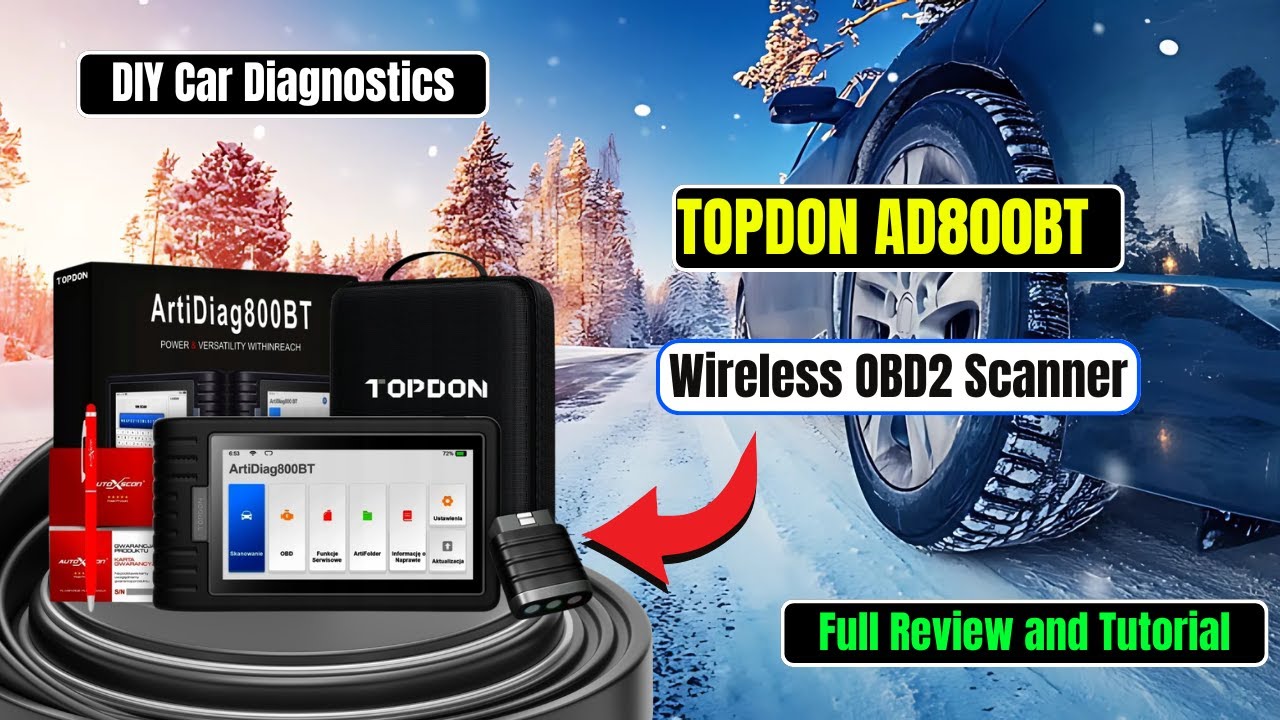 TOPDON AD800BT Wireless OBD2 Scanner: Full Review and Tutorial |