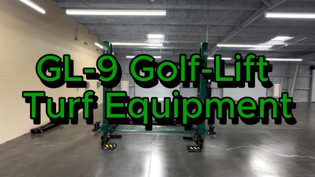 GL-9 Golf-Lift Turf Equipment Lift 2 Post Lift