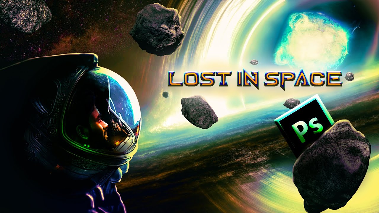 lost in space | photoshop manipulation 2022 | speed art editing | Hgraphic