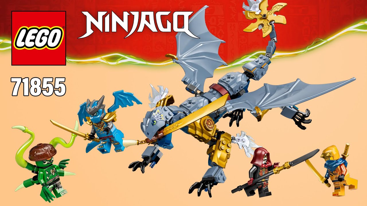 LEGO NINJAGO Битва ниндзя-дракона Рию (71855) [347 деталей] Пошаговая инструкция по сборке | TBB