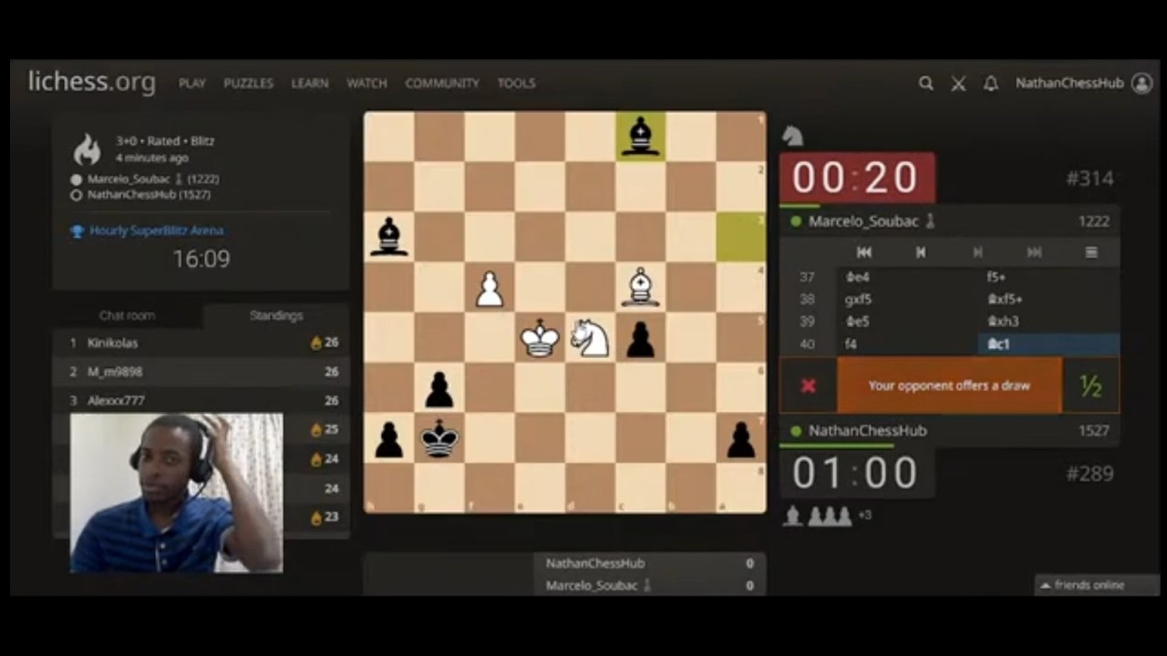 My Opponent Offered a Draw… While I Was Winning | Lichess Blitz Arena