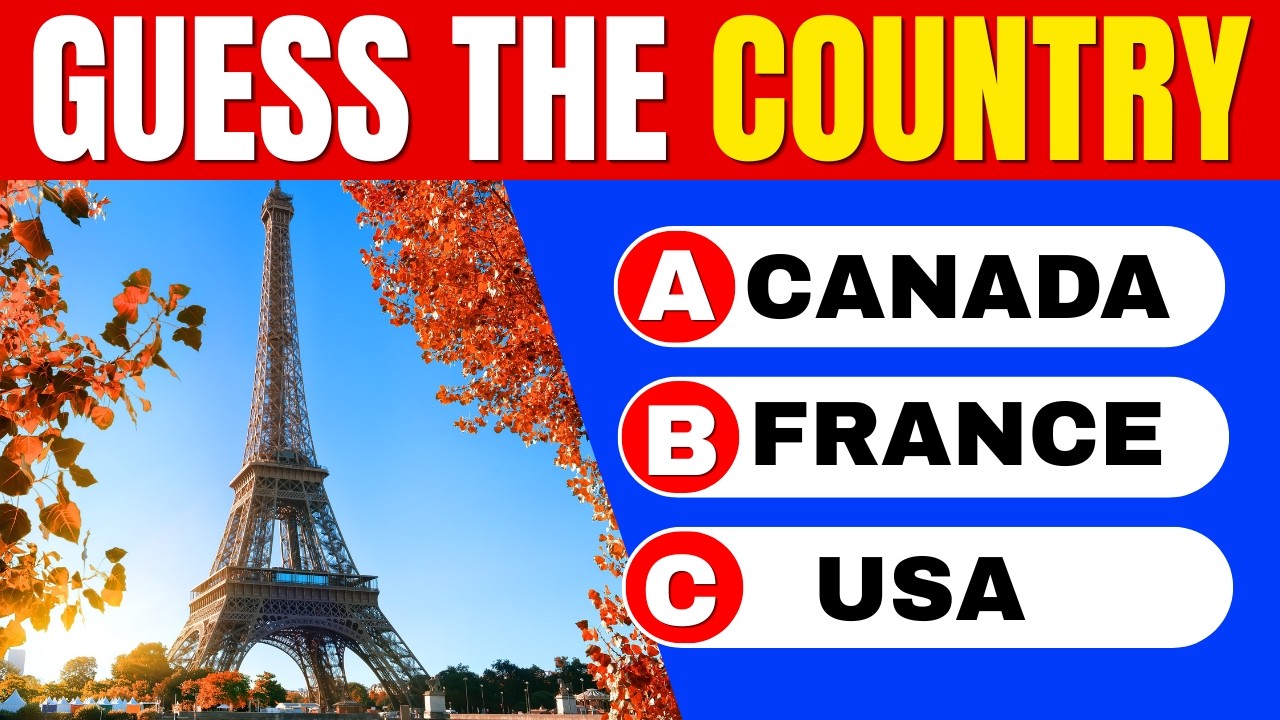 Guess the Country by Its Landmark 🌍 | 40 Famous Landmarks Quiz for Kids | World Geography Challenge