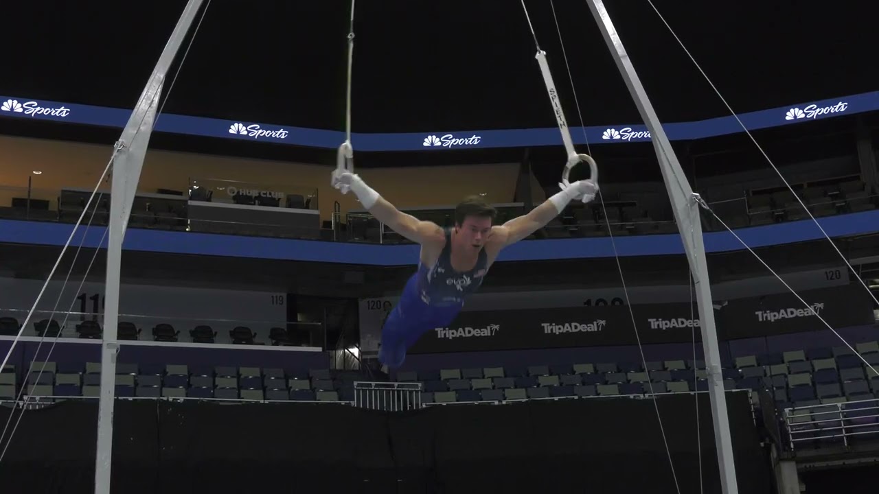 Brody Malone  - Still Rings -  2025 Xfinity US Championships  - Senior Men Day 1