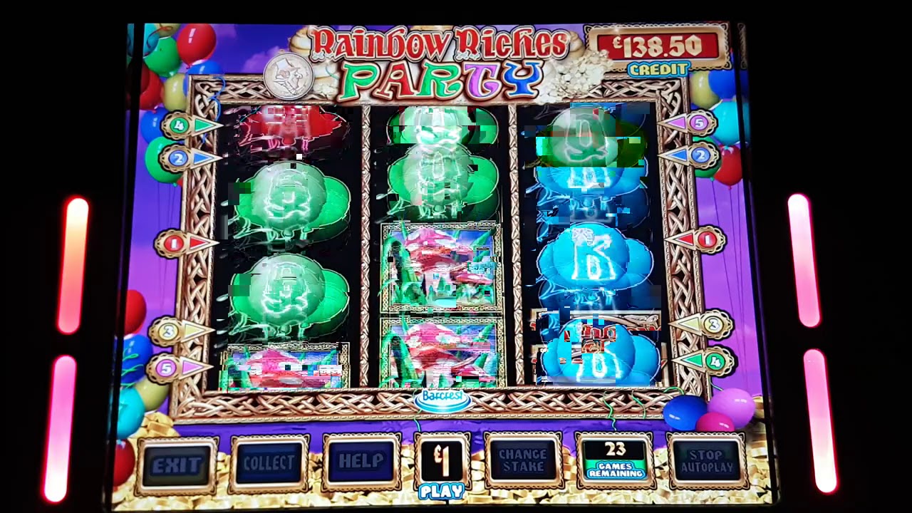 £100 jackpot Rainbow riches party