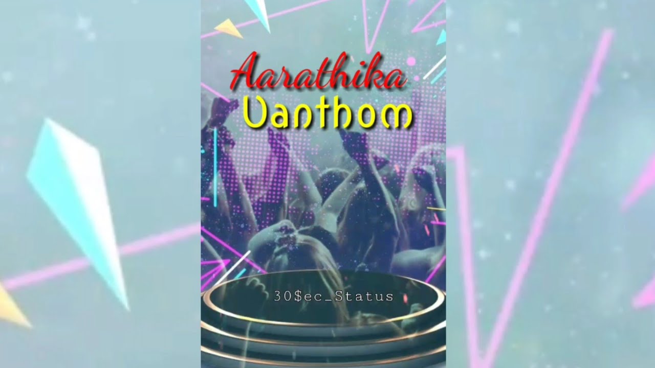 Aarathika Vanthom Song | 2019Last Day Status| 2020 New Year Christian WhatsApp Status