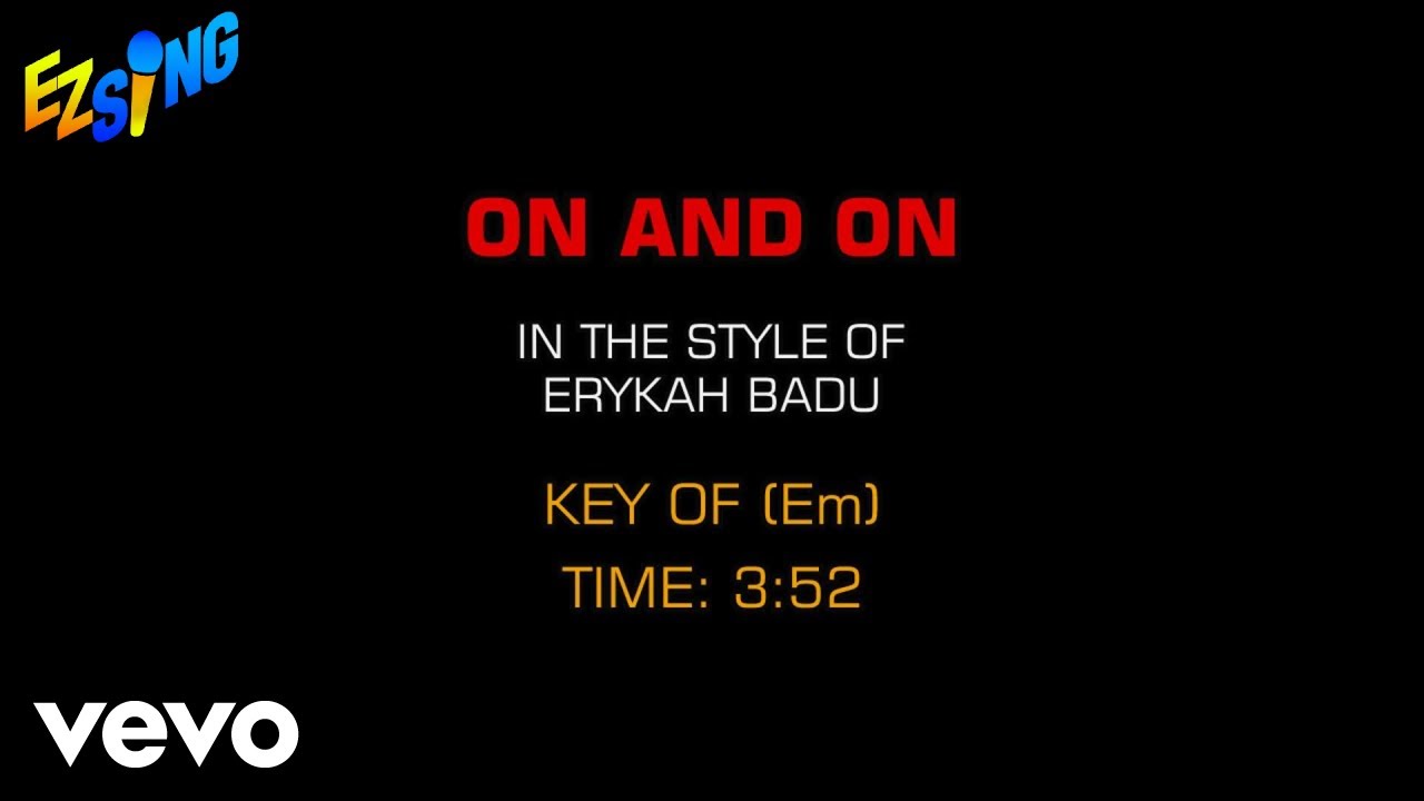 Erykah Badu - On And On (Karaoke EZ Sing)