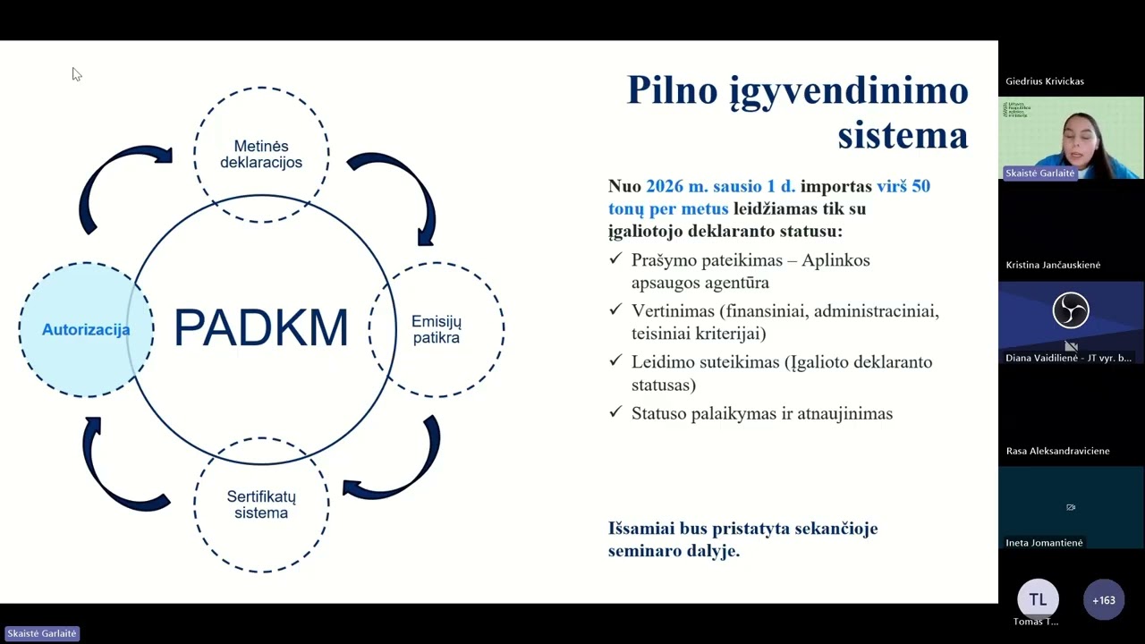 Nuotolinis seminaras importuotojams: svarbiausi PADKM pokyčiai ir praktiniai aspektai