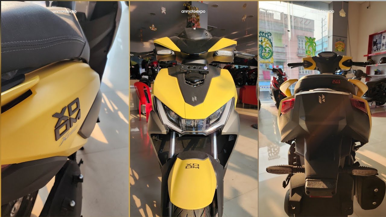 2025 All New Hero Xoom 125 ZX Top Model Matte Yellow Colour | 