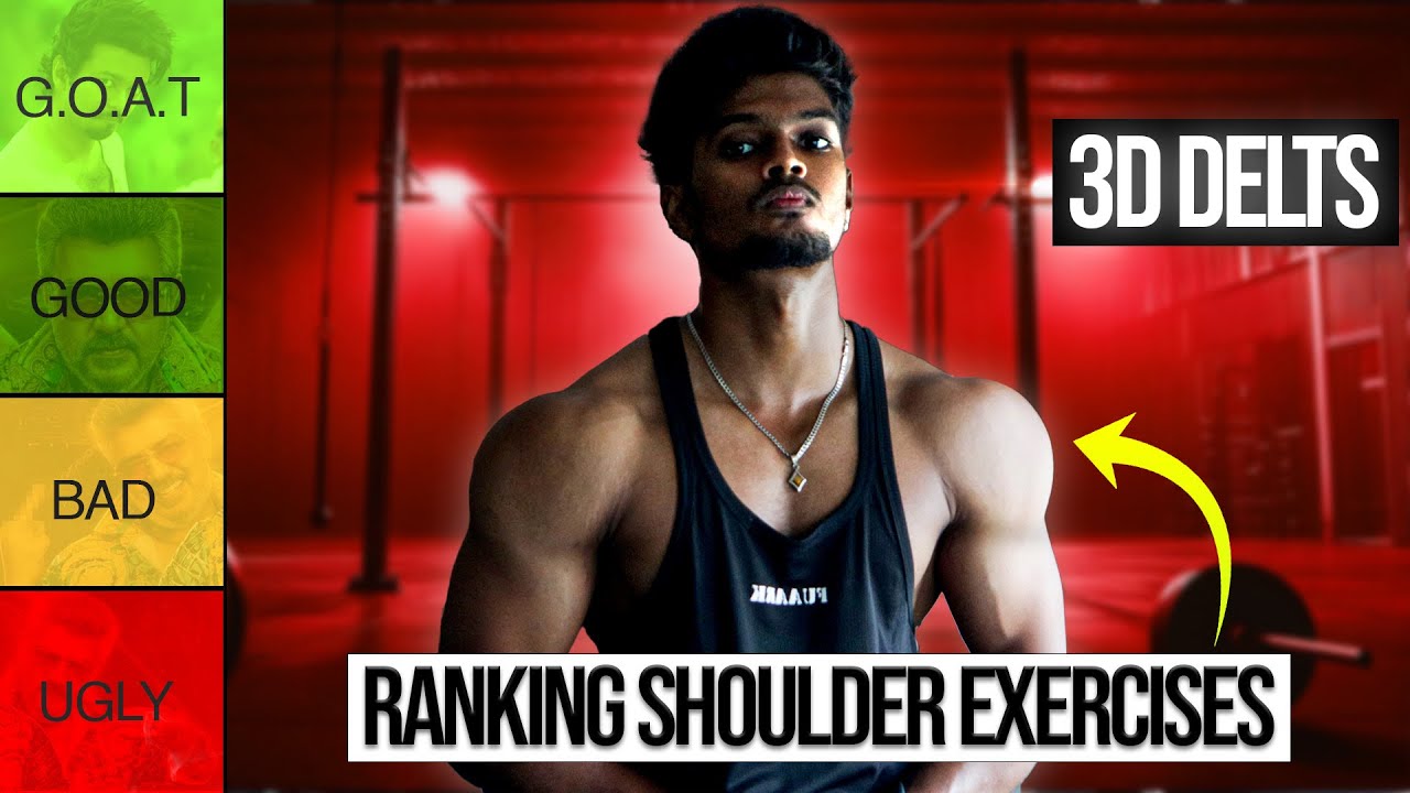 18 Shoulder Exercises Ranked from WORST ❌ - BEST ✅ [Tier List]