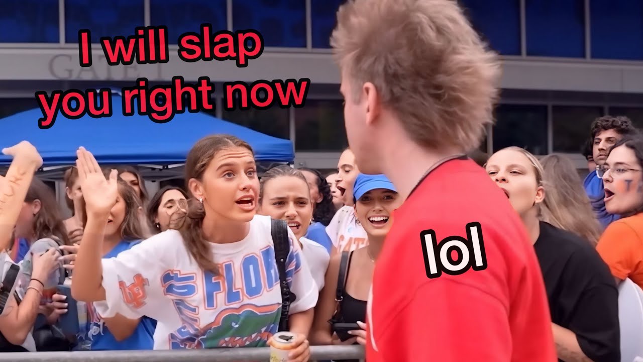 Group Of Women Try & FAIL To Intimidate Man