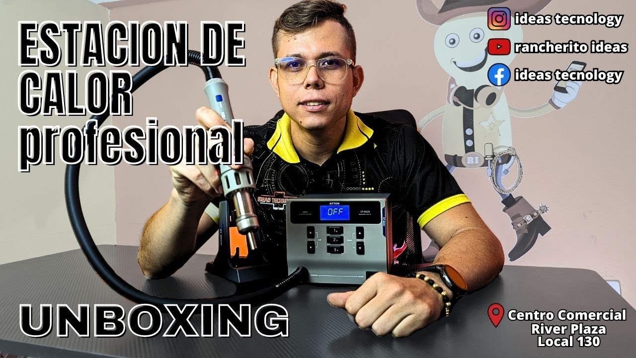 UNBOXING ESTACION PROFESIONAL ATTEN- TEMPERATURA MAXIMA