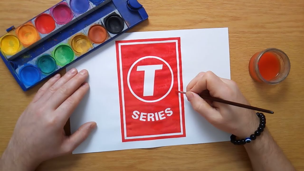 How to draw the T-Series logo