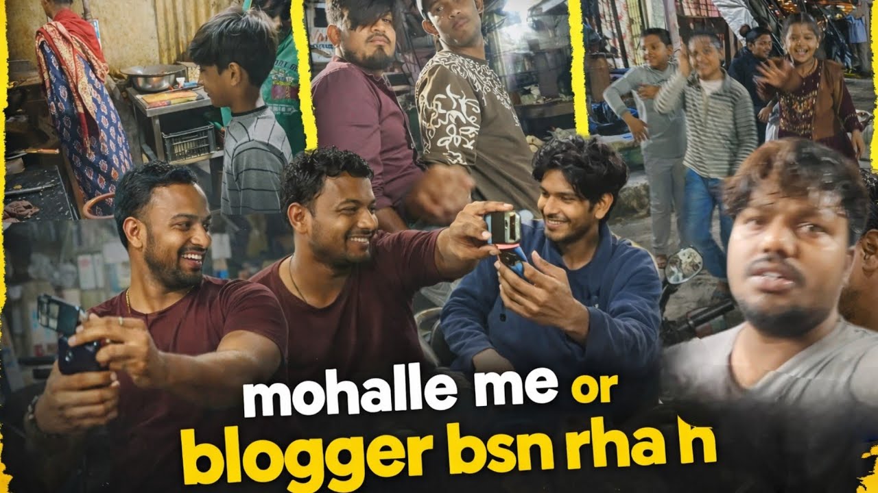 Daily vlog_33 aj mohalle me ek naya vlogger taiyar ho rha h