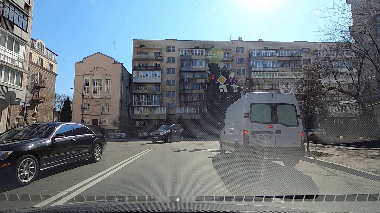 Вождение по центру Киева часть третья