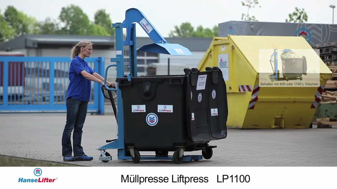 HanseLifter M&uuml;llpresse Liftpress LP1100