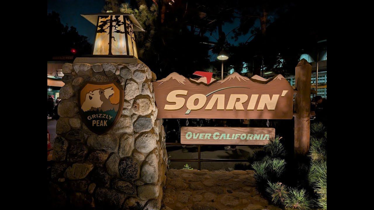 Soarin' Over California 4K - Grizzly Peak - Disney California Adventure - 2025 Food & Wine Festival