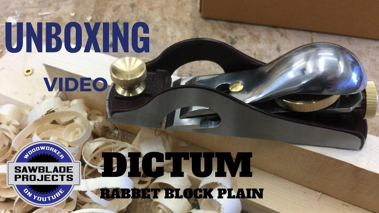 Unboxing the Dictum Rabbet BLOCK PLANE