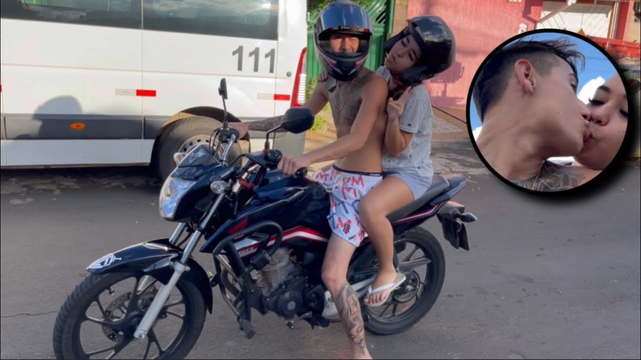 LEVEI MINHA CRUSH PRA ANDAR DE MOTO SEM CAPACETE! JHESSY FICOU COM MEDO!