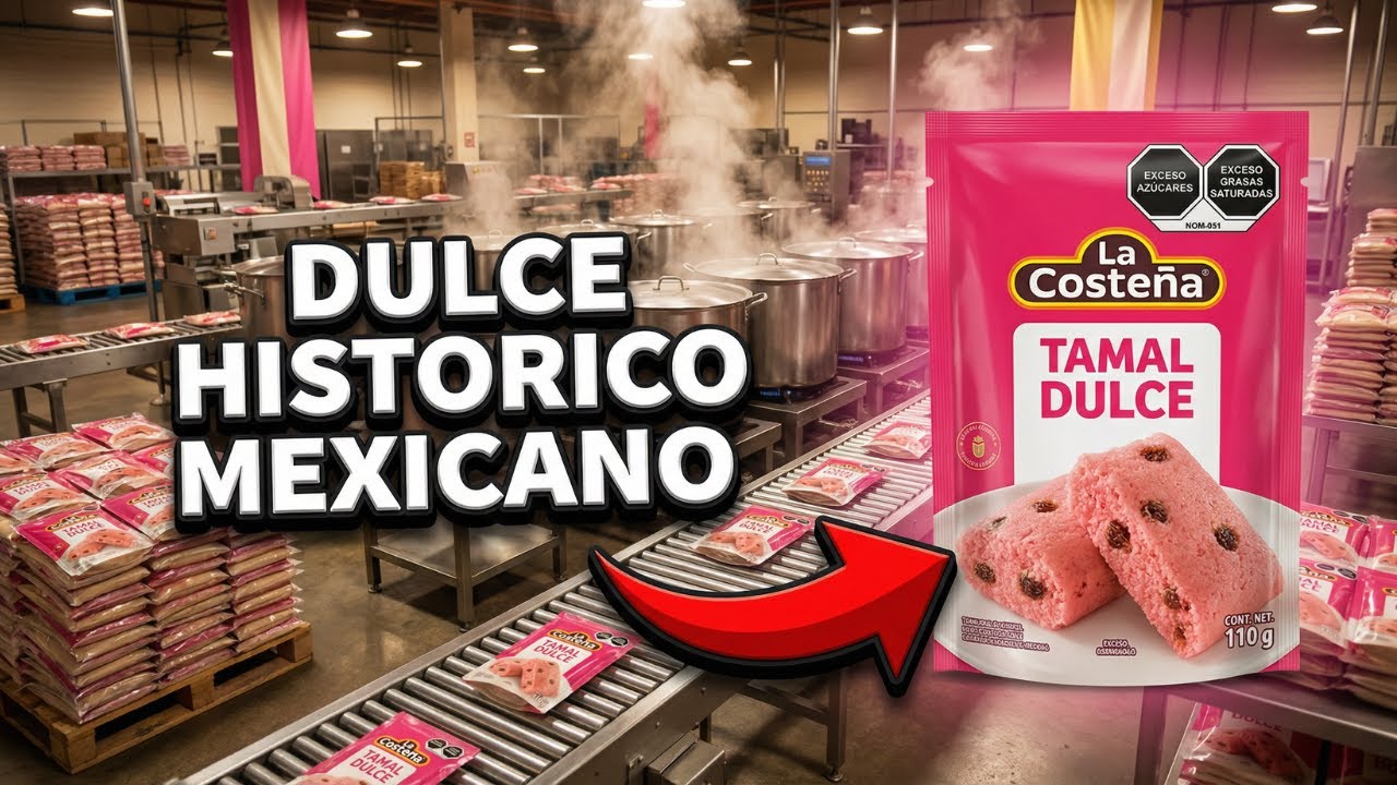 ASÍ se FABRICA el TAMAL DULCE en MÉXICO: De Masa a Sabor Tradicional