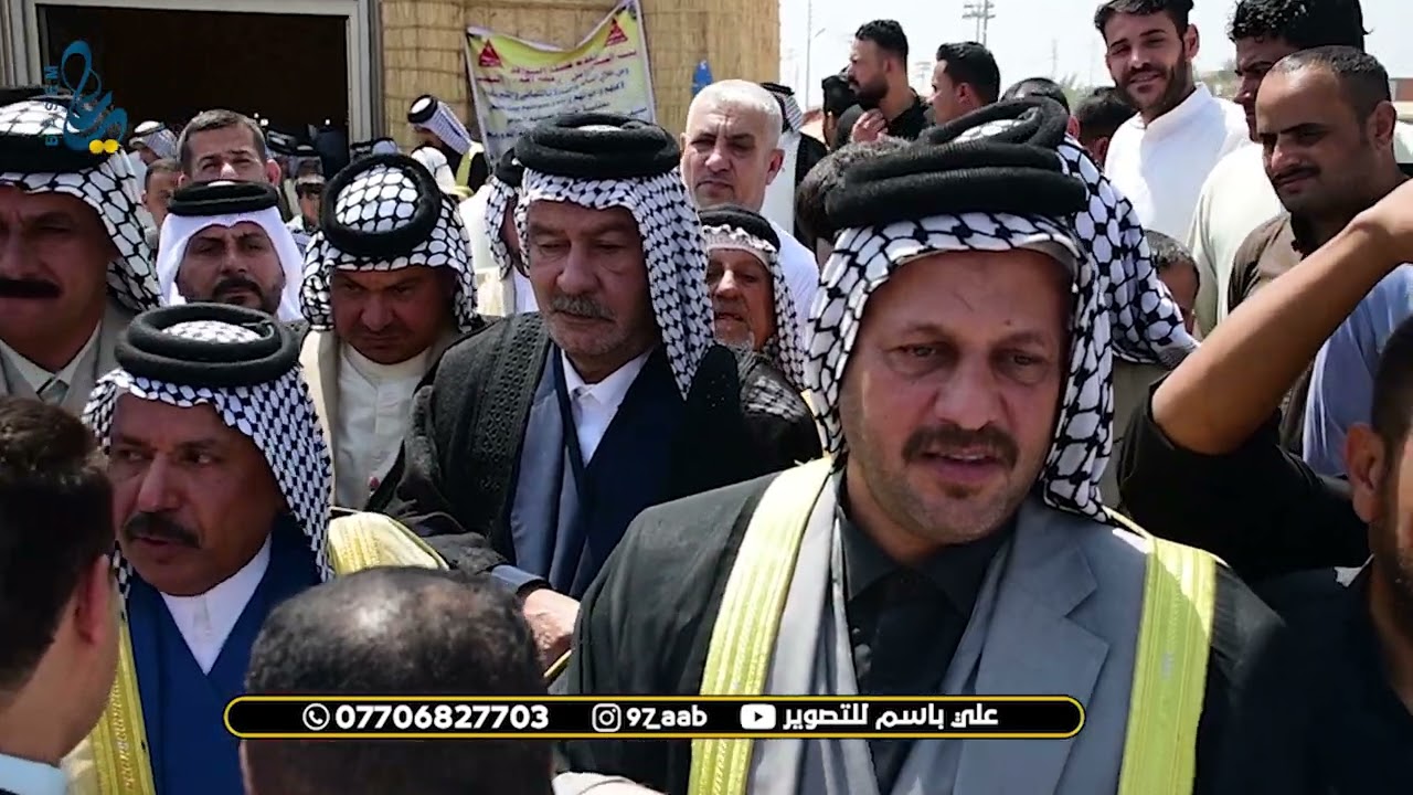 افتتاح اكبر مضيف في العراق والوطن العربي بطول ٦٠ متر لقبيلة السواعد في البصرة