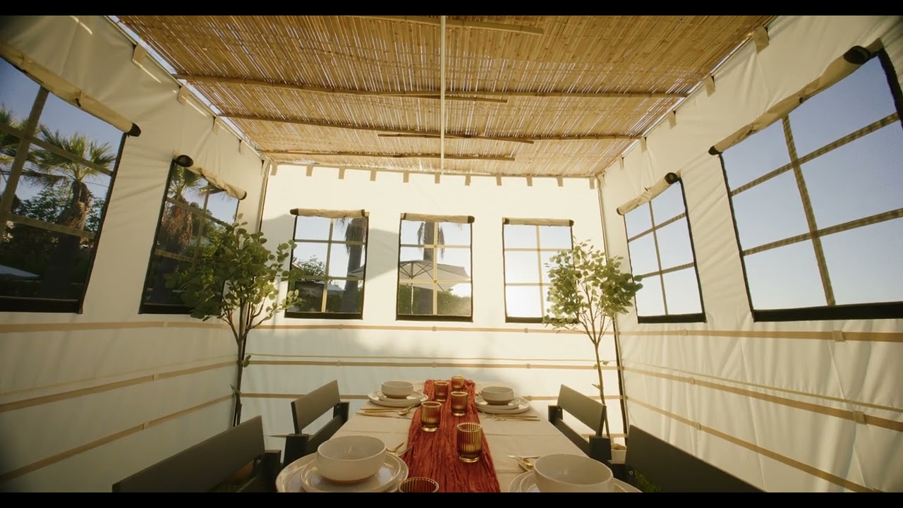 The Deluxe Sukkah from The Sukkah Store, Now Available in White - Designed to the Last Detail