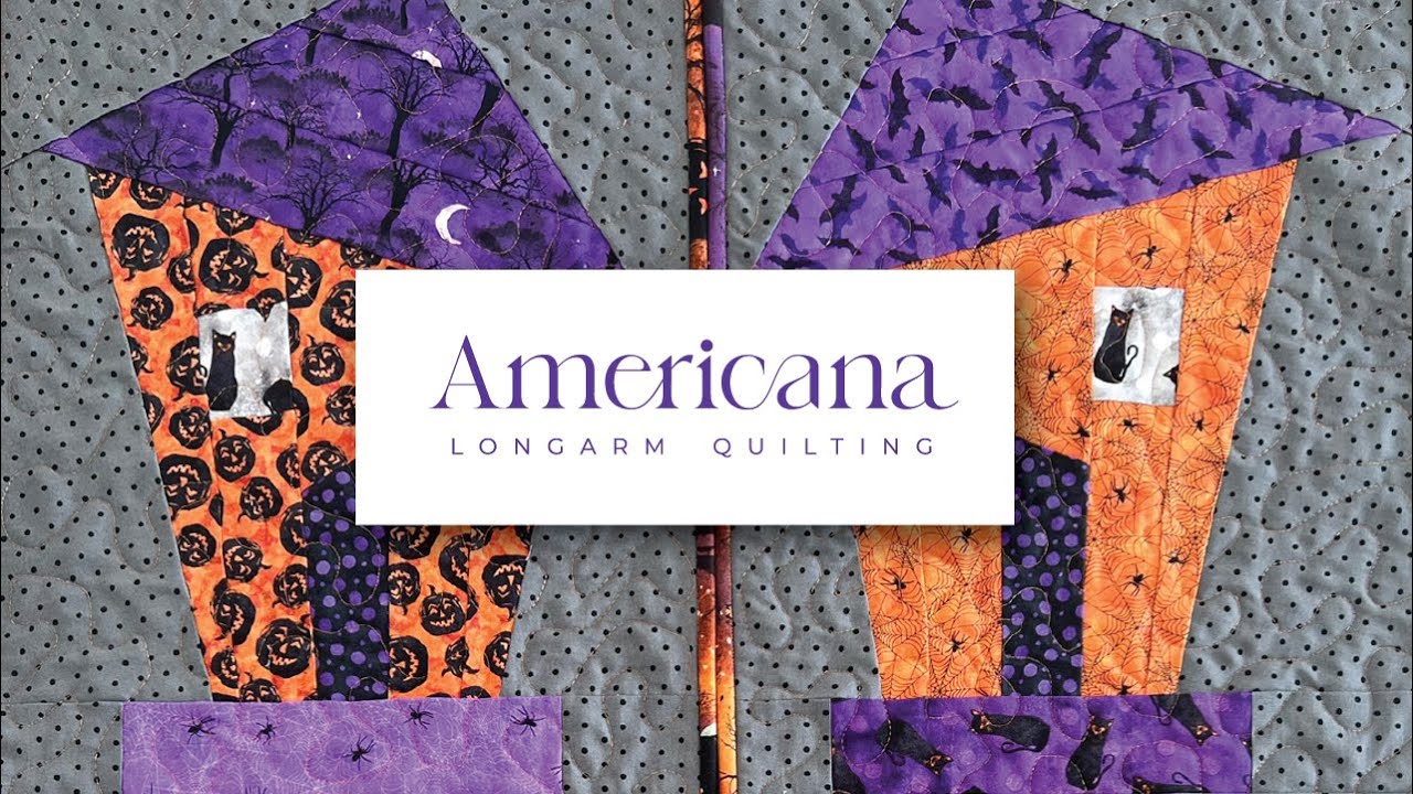 Americana Quilting - Spooky Wonkey Halloween House
