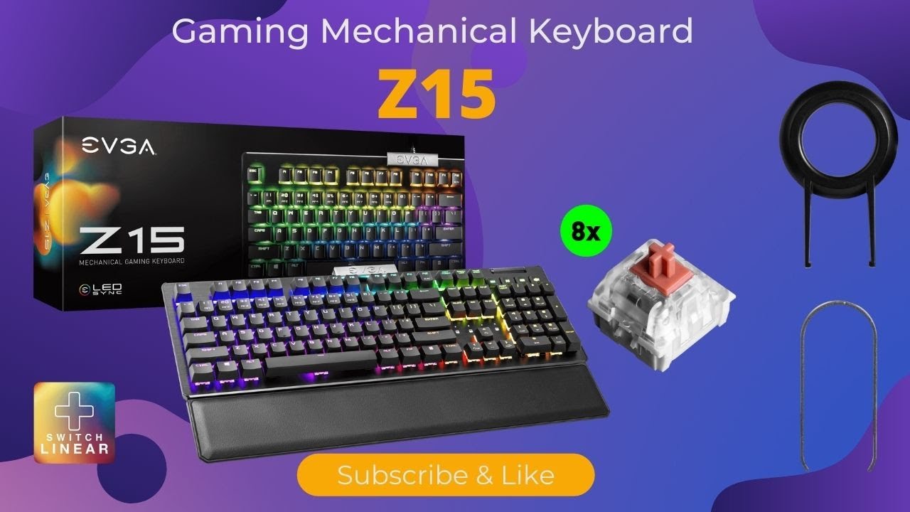 EVGA Z15 RGB Mechanical Gaming Keyboard | Unbox and Review 2022